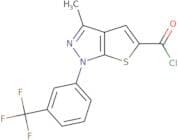 3-Methyl-1-[3-(trifluoromethyl)phenyl]-1H-thieno[2,3-c]pyrazole-5-carbonyl chloride