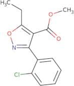 Methyl 3-(2-chlorophenyl)-5-ethyl-1,2-oxazole-4-carboxylate
