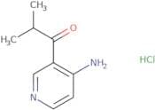 1-(4-Aminopyridin-3-yl)-2-methylpropan-1-one hydrochloride