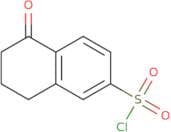 5-Oxo-5,6,7,8-tetrahydronaphthalene-2-sulfonyl chloride