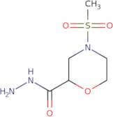 4-Methanesulfonylmorpholine-2-carbohydrazide
