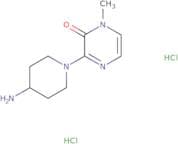 3-(4-Aminopiperidin-1-yl)-1-methyl-1,2-dihydropyrazin-2-one dihydrochloride