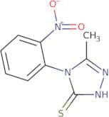 5-Methyl-4-(2-nitrophenyl)-4H-1,2,4-triazole-3-thiol
