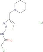 2-Chloro-N-[4-(piperidin-1-ylmethyl)-1,3-thiazol-2-yl]acetamide hydrochloride