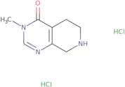 3-Methyl-3H,4H,5H,6H,7H,8H-pyrido[3,4-d]pyrimidin-4-one dihydrochloride
