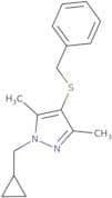 4-(Benzylsulfanyl)-1-(cyclopropylmethyl)-3,5-dimethyl-1H-pyrazole