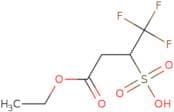 Ethyl 3-(chlorosulfonyl)-4,4,4-trifluorobutanoate