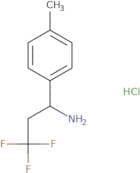 3,3,3-Trifluoro-1-(4-methylphenyl)propan-1-amine hydrochloride