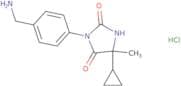 3-[4-(Aminomethyl)phenyl]-5-cyclopropyl-5-methylimidazolidine-2,4-dione hydrochloride