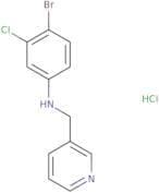 4-Bromo-3-chloro-N-(pyridin-3-ylmethyl)aniline hydrochloride