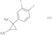 2-(3,4-Difluorophenyl)-2-methylcyclopropan-1-amine hydrochloride