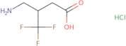 4-Amino-3-(trifluoromethyl)butanoic acid hydrochloride