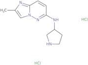 N-{2-Methylimidazo[1,2-b]pyridazin-6-yl}pyrrolidin-3-amine dihydrochloride