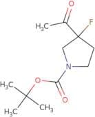 tert-Butyl 3-acetyl-3-fluoropyrrolidine-1-carboxylate