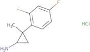 2-(2,4-Difluorophenyl)-2-methylcyclopropan-1-amine hydrochloride