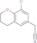 2-(8-Chloro-3,4-dihydro-2H-1-benzopyran-6-yl)acetonitrile
