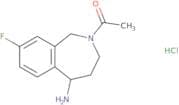1-(5-Amino-8-fluoro-2,3,4,5-tetrahydro-1H-2-benzazepin-2-yl)ethan-1-one hydrochloride
