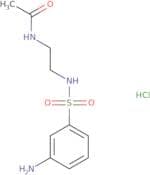 N-[2-(3-Aminobenzenesulfonamido)ethyl]acetamide hydrochloride