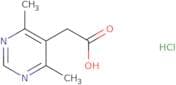 2-(4,6-Dimethylpyrimidin-5-yl)acetic acid hydrochloride