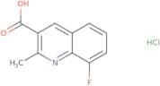 8-Fluoro-2-methylquinoline-3-carboxylic acid hydrochloride