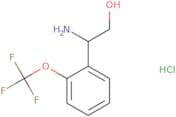 2-Amino-2-[2-(trifluoromethoxy)phenyl]ethan-1-ol hydrochloride