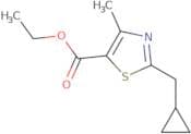 Ethyl 2-(cyclopropylmethyl)-4-methyl-1,3-thiazole-5-carboxylate