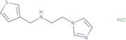 [2-(1H-Imidazol-1-yl)ethyl](thiophen-3-ylmethyl)amine hydrochloride