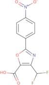 4-(Difluoromethyl)-2-(4-nitrophenyl)-1,3-oxazole-5-carboxylic acid