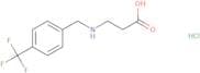 3-({[4-(Trifluoromethyl)phenyl]methyl}amino)propanoic acid hydrochloride