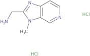 {3-Methyl-3H-imidazo[4,5-c]pyridin-2-yl}methanamine dihydrochloride