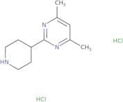 4,6-Dimethyl-2-(piperidin-4-yl)pyrimidine dihydrochloride