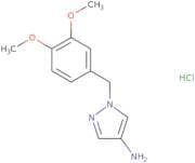 1-[(3,4-Dimethoxyphenyl)methyl]-1H-pyrazol-4-amine hydrochloride