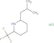 2-(2-Methylpropyl)-6-(trifluoromethyl)piperidine hydrochloride