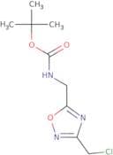 tert-Butyl N-{[3-(chloromethyl)-1,2,4-oxadiazol-5-yl]methyl}carbamate