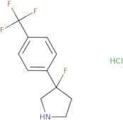 3-Fluoro-3-[4-(trifluoromethyl)phenyl]pyrrolidine hydrochloride