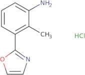 2-Methyl-3-(1,3-oxazol-2-yl)aniline hydrochloride