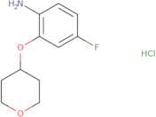 4-Fluoro-2-(oxan-4-yloxy)aniline hydrochloride