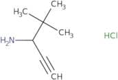 4,4-Dimethylpent-1-yn-3-amine hydrochloride