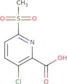 3-Chloro-6-methanesulfonylpyridine-2-carboxylic acid