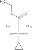 Ethyl 2-(cyclopropanesulfonyl)-2-methylpropanoate