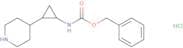 Benzyl N-[2-(piperidin-4-yl)cyclopropyl]carbamate hydrochloride