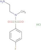 N-(2-Aminoethyl)-4-fluoro-N-methylbenzene-1-sulfonamide hydrochloride