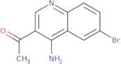 1-(4-Amino-6-bromoquinolin-3-yl)ethan-1-one