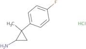 2-(4-Fluorophenyl)-2-methylcyclopropan-1-amine hydrochloride