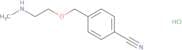 4-{[2-(Methylamino)ethoxy]methyl}benzonitrile hydrochloride