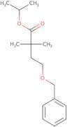 Propan-2-yl 4-(benzyloxy)-2,2-dimethylbutanoate