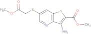Methyl 3-amino-6-[(2-methoxy-2-oxoethyl)sulfanyl]thieno[3,2-b]pyridine-2-carboxylate