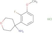 4-(2-Fluoro-3-methoxyphenyl)oxan-4-amine hydrochloride