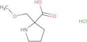 2-(Methoxymethyl)pyrrolidine-2-carboxylic acid hydrochloride