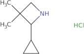 2-Cyclopropyl-3,3-dimethylazetidine hydrochloride